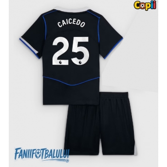 Chelsea Moises Caicedo #25 Echipament de Fotbal Replică 2025-26 Copii Treilea (+ Șorturi)